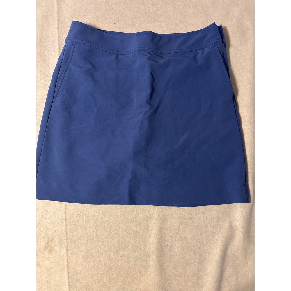 Fairway & Greene Golf‎ Skort Womens 0 Blue Excellent Side Zip Performance Skirt